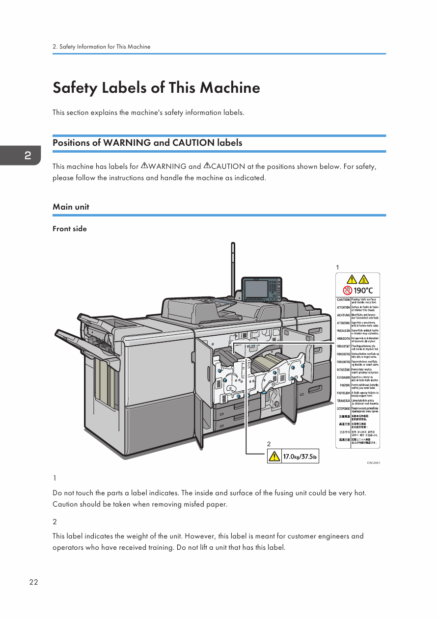 RICOH Aficio Pro-8100S 8110S 8120S D179 D180 D181 Read-This-First-2